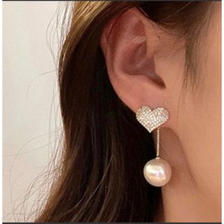 ピアス　パールピアス　アクセサリー　可愛いピアス　お洒落　結婚式ピアス キラキラ(ピアス)