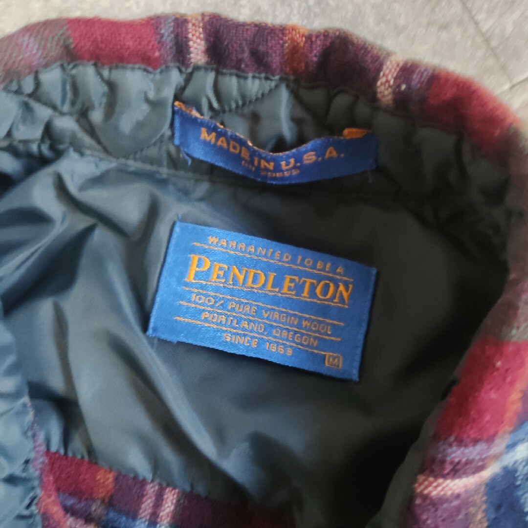 PENDLETON(ペンドルトン)の【PENDLETON】ペンドルトン USA製 バージンウールチェックシャツ メンズのトップス(シャツ)の商品写真