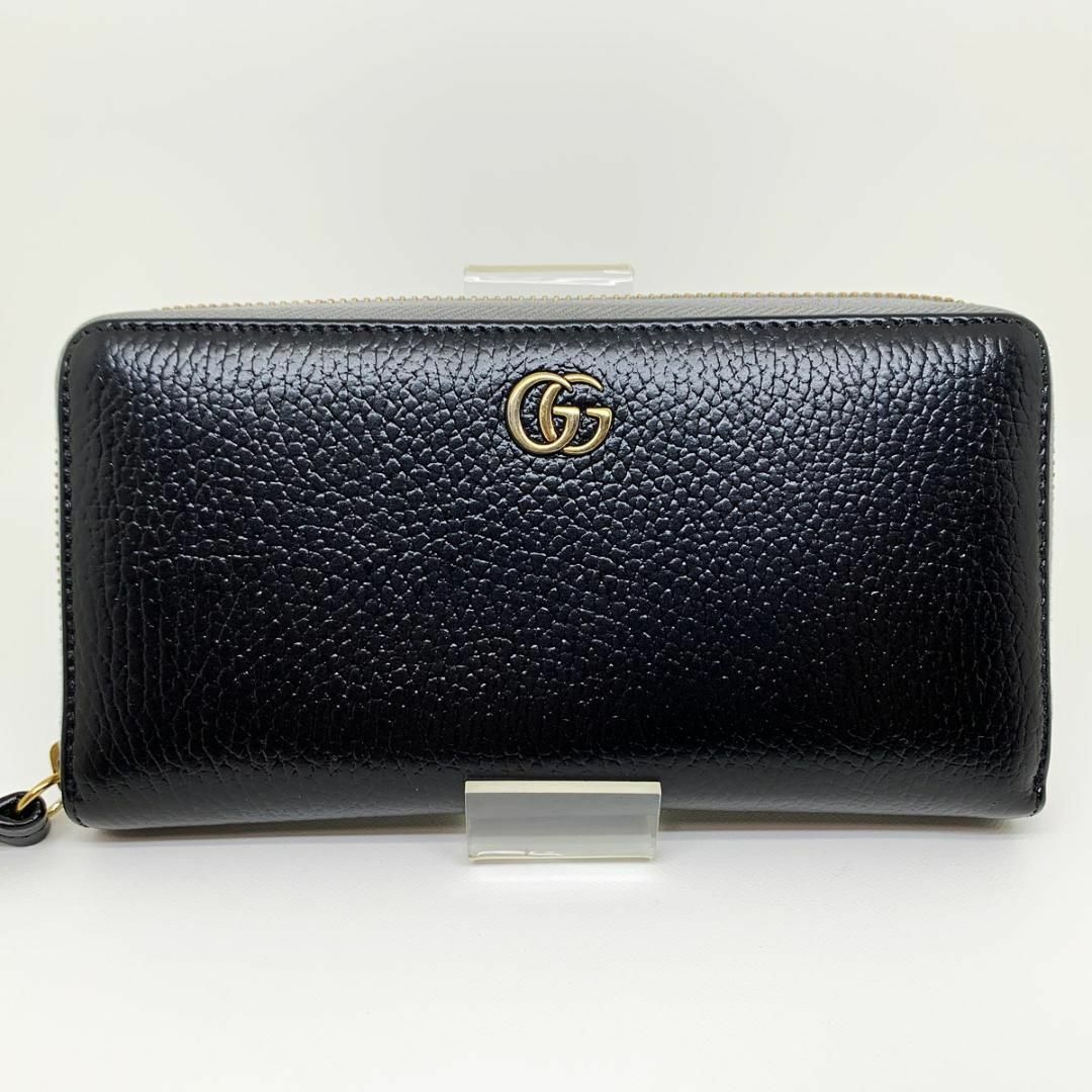 Gucci - 【極美品】グッチ GUCCI GG プチ マーモント ラウンド