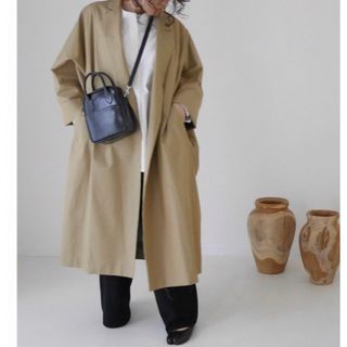 アギュー(ARGUE)のargue SupimaCottonBurberryTwillCoat トレンチ(トレンチコート)