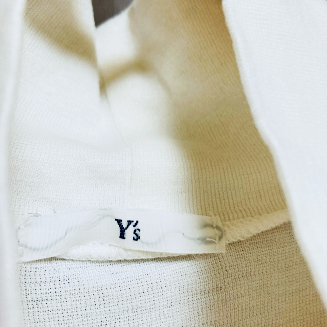 Y's(ワイズ)の【Y’s】フリル袖ハイネックカットソー yohjiyamamoto  綿100% レディースのトップス(カットソー(長袖/七分))の商品写真