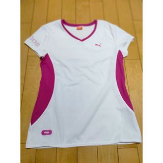 プーマ(PUMA)の【美品】PUMA プーマレディースランニングTシャツ  Sサイズ(ウォーキング)