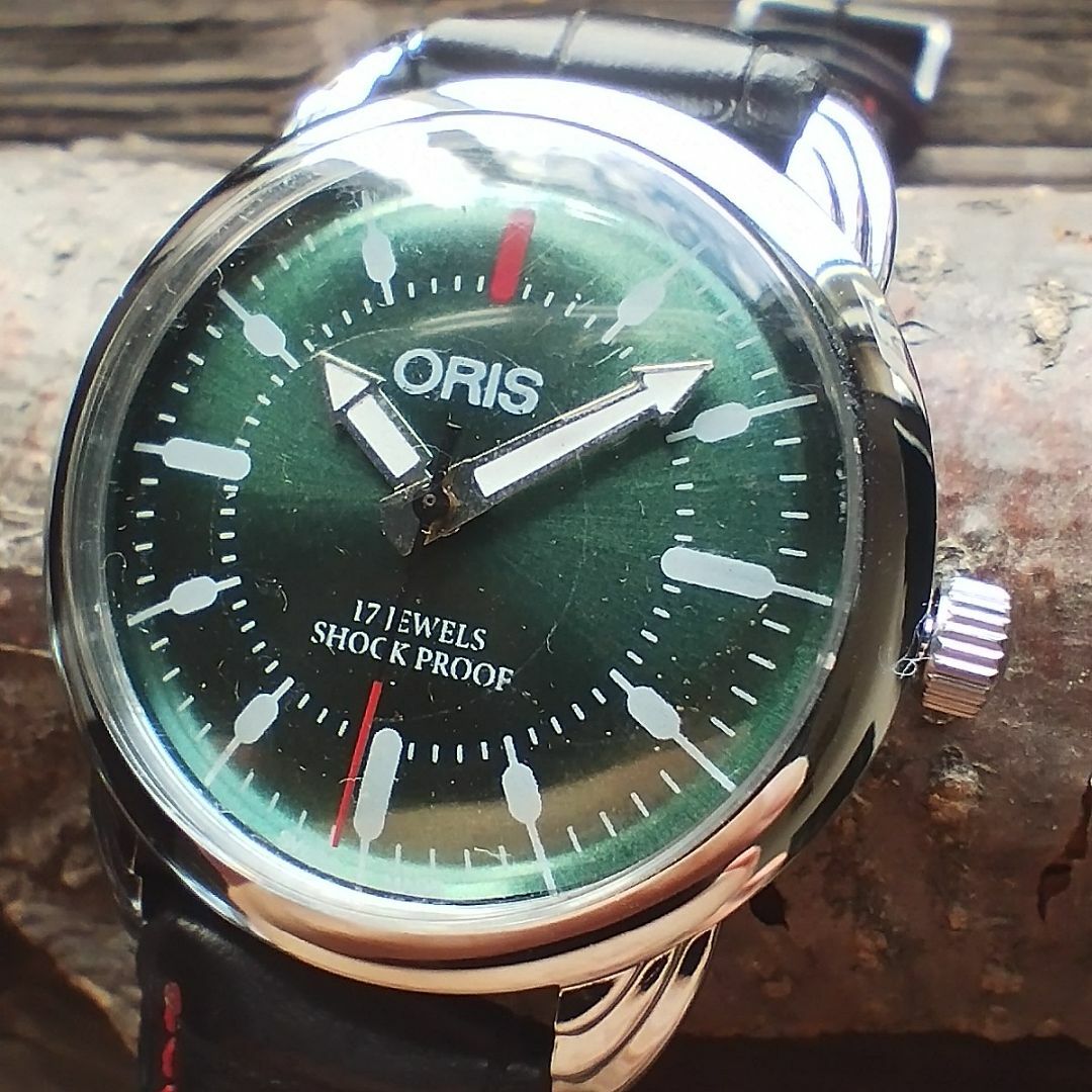 ●美品！●オリス■ORIS 手巻き機械式ヴィンテージメンズ腕時計アンティーク即納