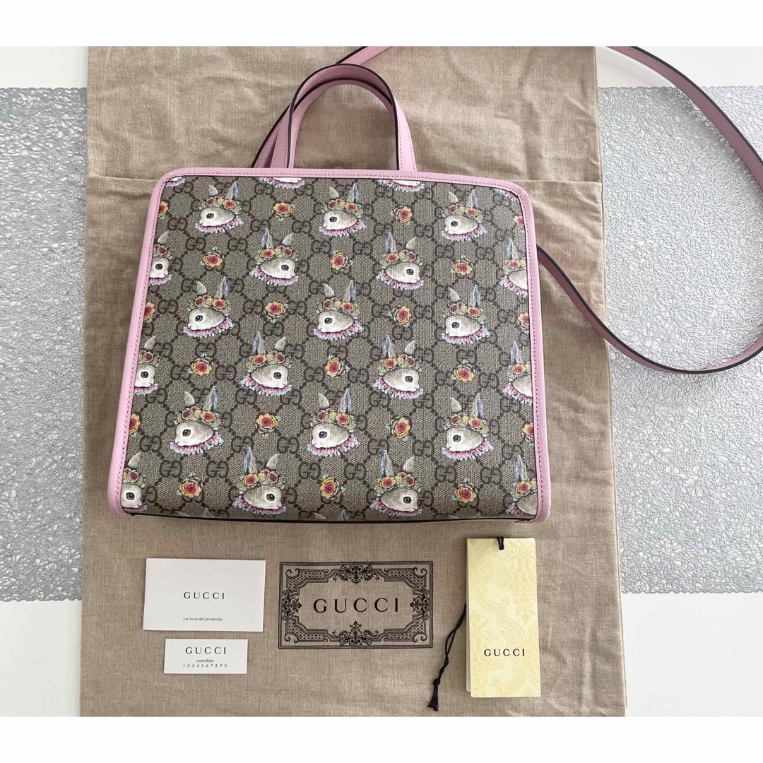 Gucci - GUCCI ヒグチユウコ GGスプリーム 2Wayトートバッグ