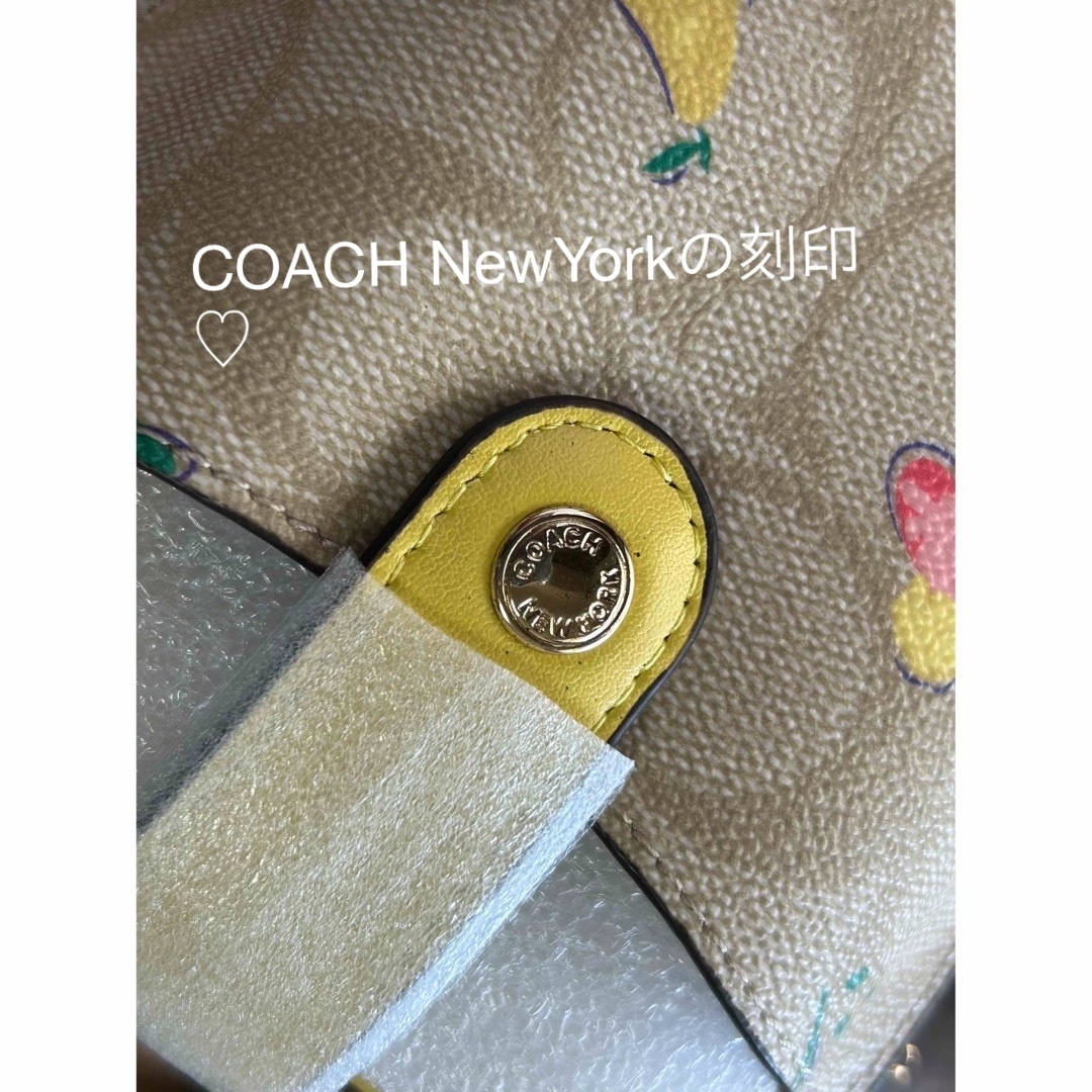 COACH スマホショルダーバッグ新品ベジ