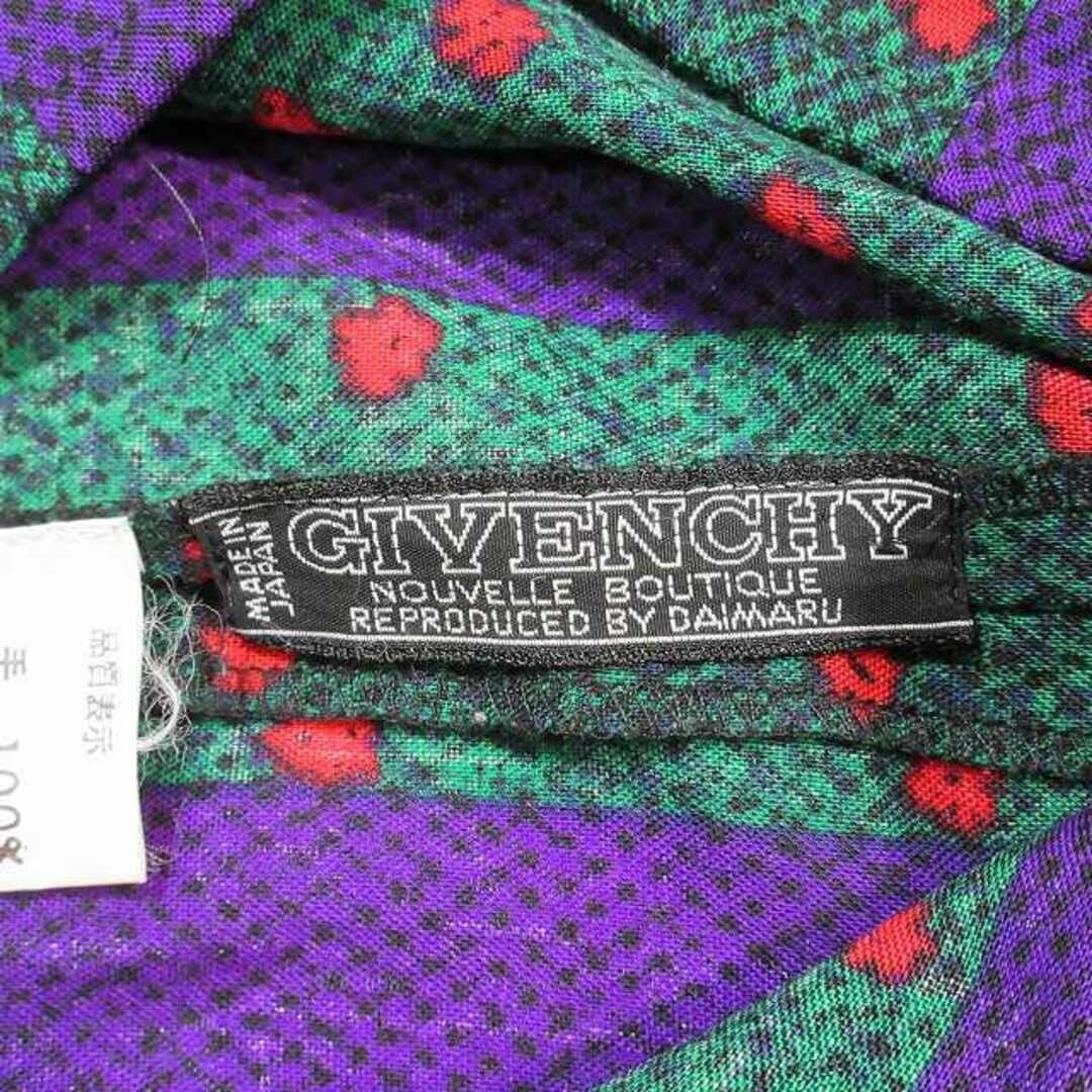 GIVENCHY(ジバンシィ)の美品 GIVENCHY セットアップ ストライプ ブラウス プリーツスカート レディースのトップス(シャツ/ブラウス(長袖/七分))の商品写真