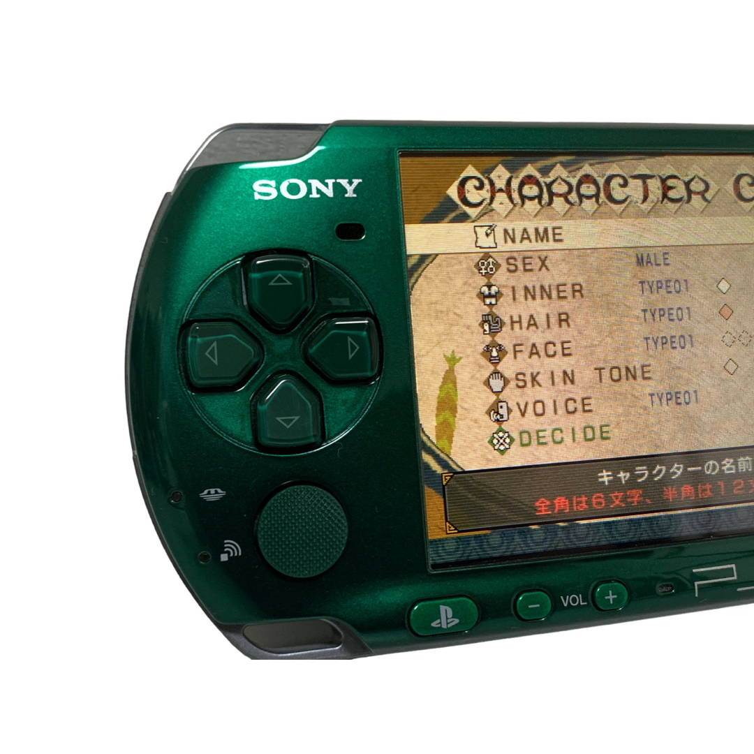 PSP本体 スピリティッド・グリーン PSP-3000SG 動作良好 - 携帯用