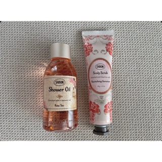 サボン(SABON)の【SABON】Shower Oil &Scalp Scrub Rose Tea(バスグッズ)