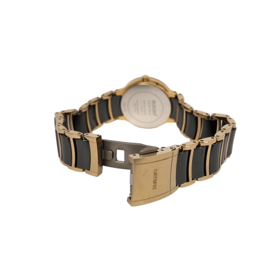 ラドー RADO セントリックス R30930152 ブラック×ゴールド セラミック/SS レディース 腕時計