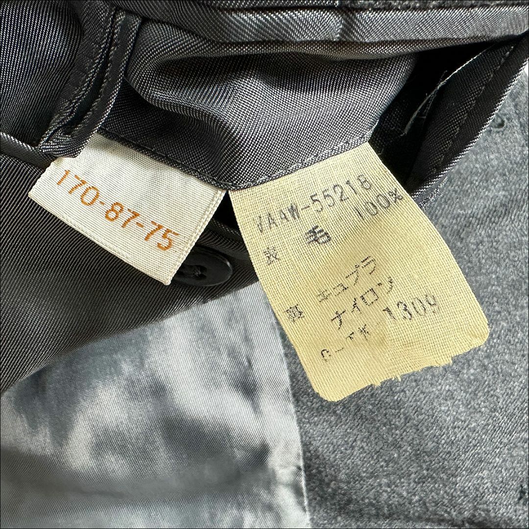 VAN Jacket - J6374 美品 VAN JAC ツイードジャケット グレー 170(M)の