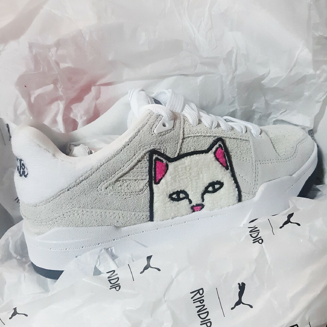 PUMA RIPNDIP スリップストリーム 白 25.5cm  ユニセックス