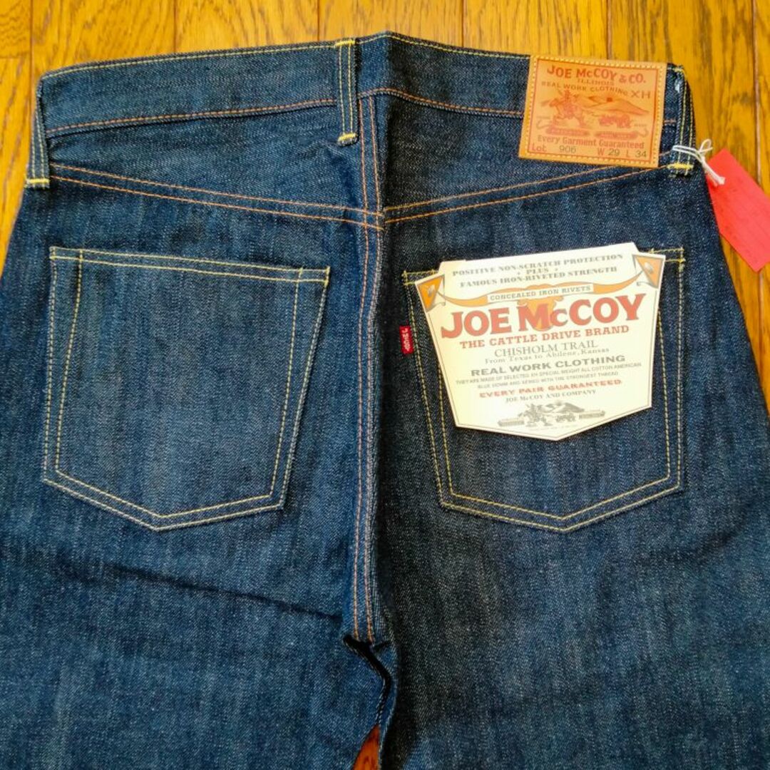 THE REAL McCOY’S(ザリアルマッコイズ)の新品未使用　ジョーマッコイ　906　29　旧マッコイ　赤タブ　JOE McCOY メンズのパンツ(デニム/ジーンズ)の商品写真