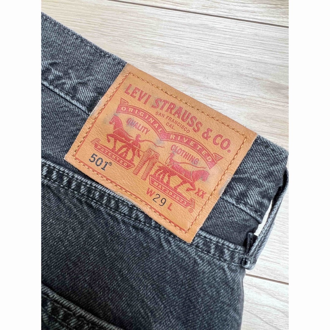 近年人気急上昇「Levi's 501®」フェイドブラックデニム