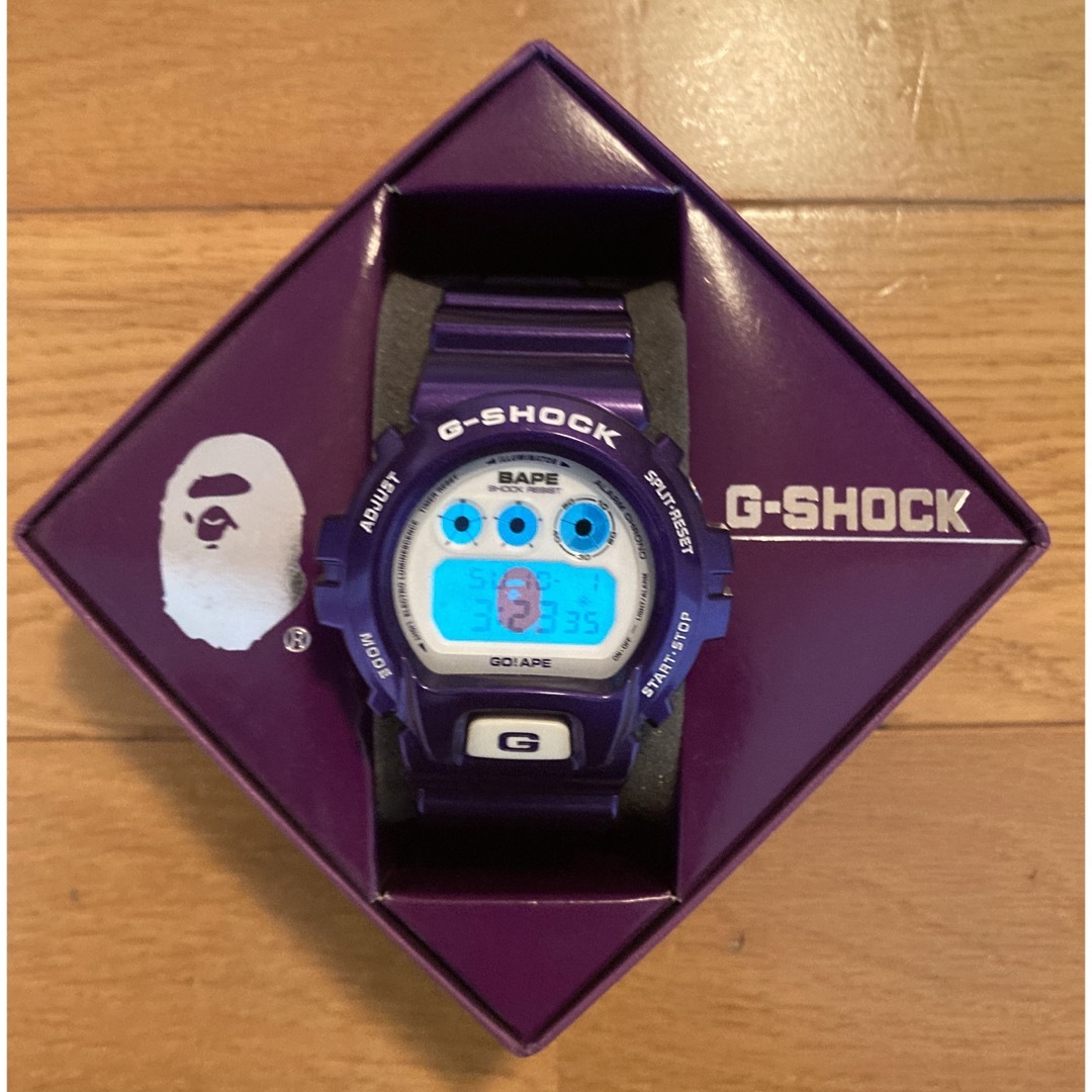 ape G-SHOCK パープル DW6900 未使用品