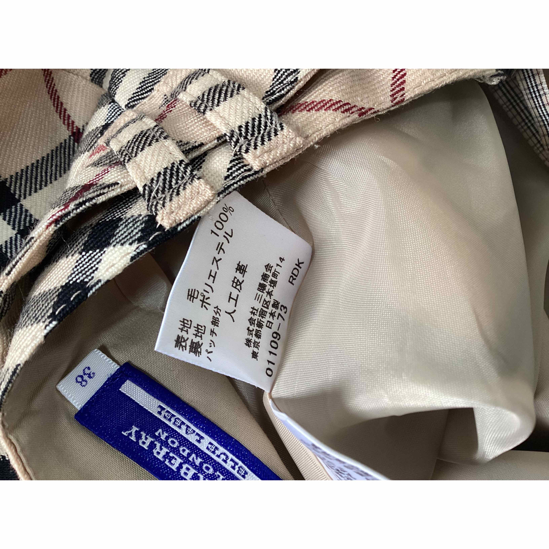 BURBERRY BLUE LABEL(バーバリーブルーレーベル)の⭐︎美品⭐︎BURBERRY ノバチェック　スカート　size38 レディースのスカート(ひざ丈スカート)の商品写真