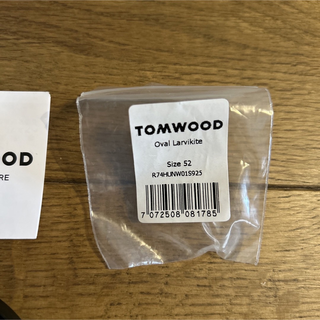 TOMWOOD トムウッド　シルバーリング　オーバルラルビカイト 3