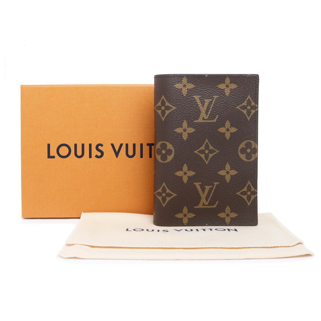 ルイ ヴィトン クーヴェルテュール パスポール NM パスポートケース モノグラム ブラウン 茶 M64502 箱付 LOUIS VUITTON（新品・未使用品）