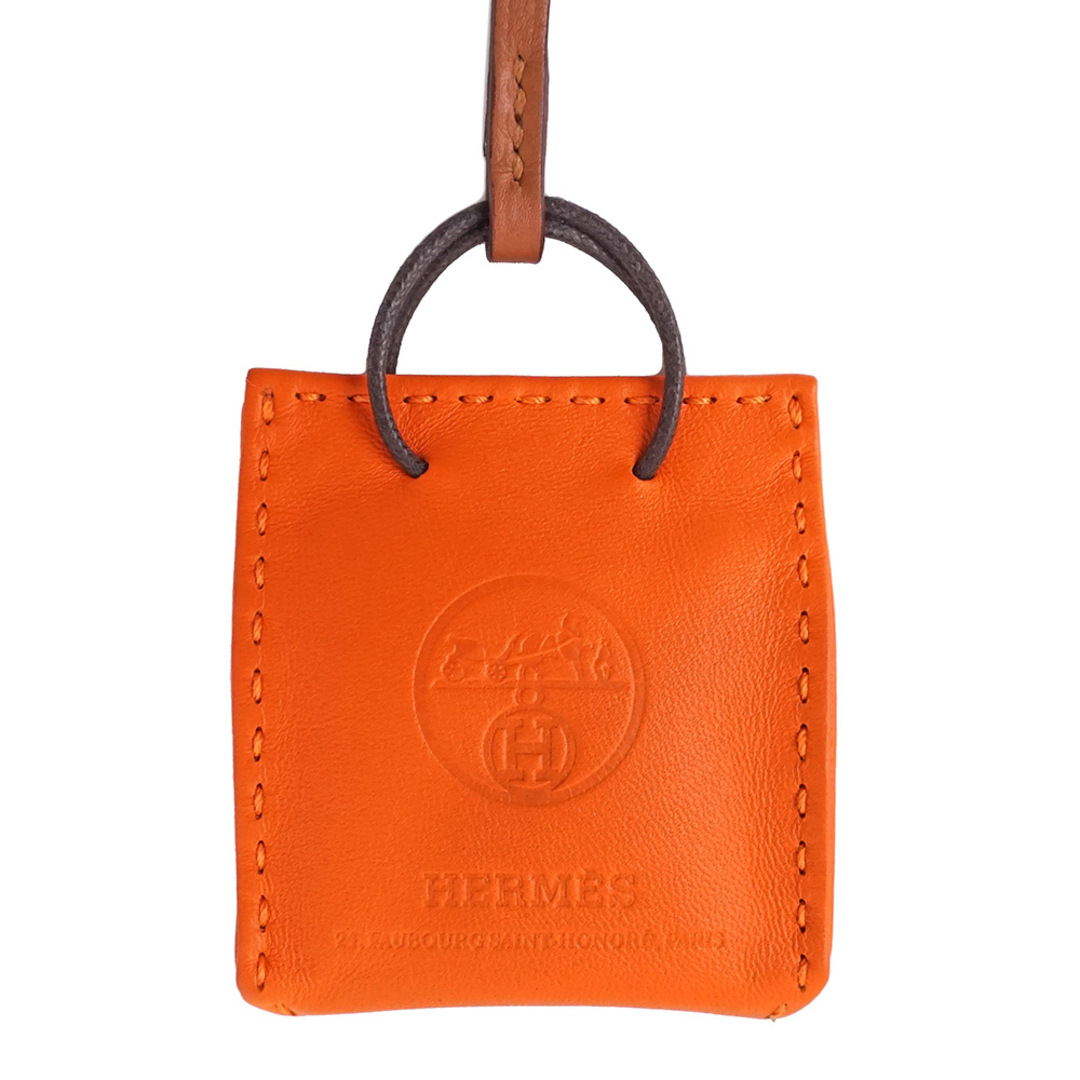 Hermes - エルメス サック オランジュ ショッパーモチーフ バッグ