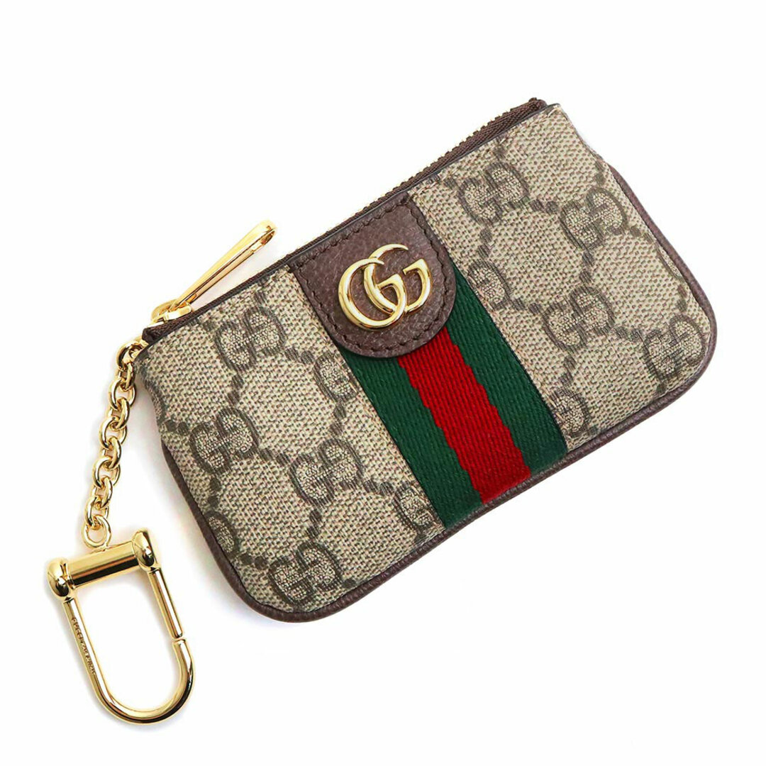 671722 OPHIDIA KEY CASE Holder Pouch Chain Wallet Coin Purse