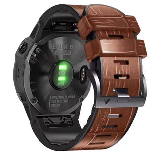 Garmin対応 レザーバンド QuickFit 22mm(レザーベルト)