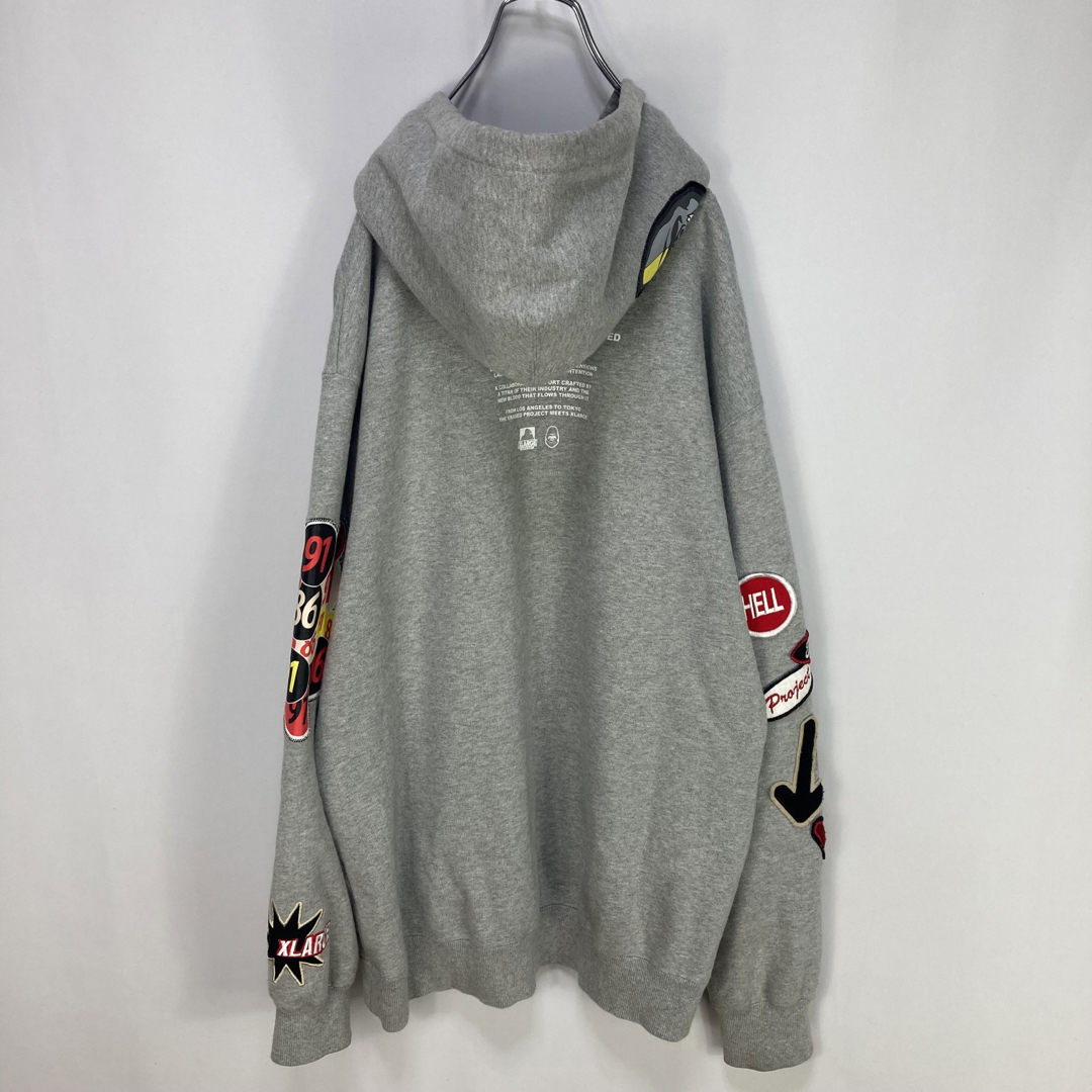 XLARGE - エクストララージ×イレイズドコラボ 刺繍ワッペン プル