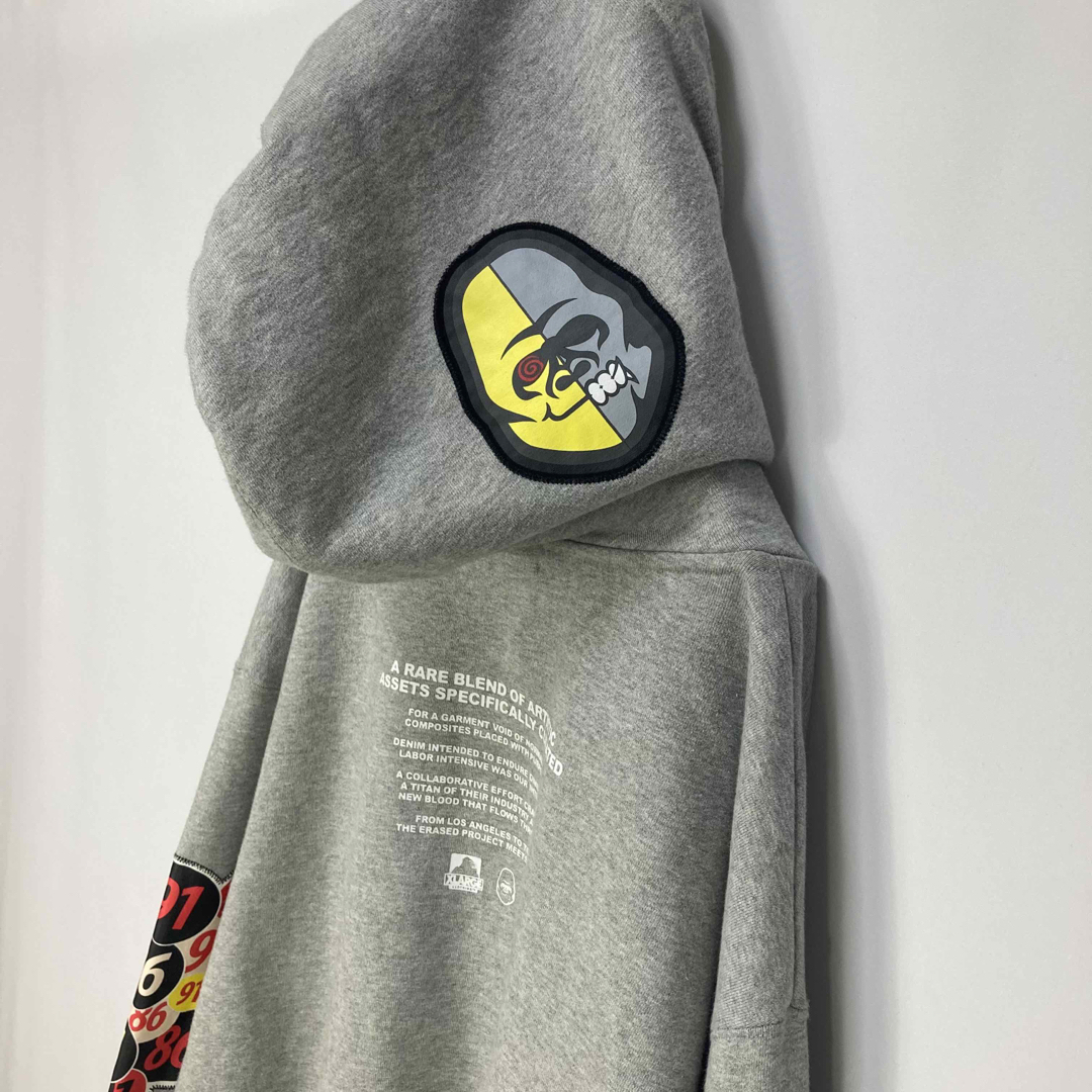 XLARGE - エクストララージ×イレイズドコラボ 刺繍ワッペン プル