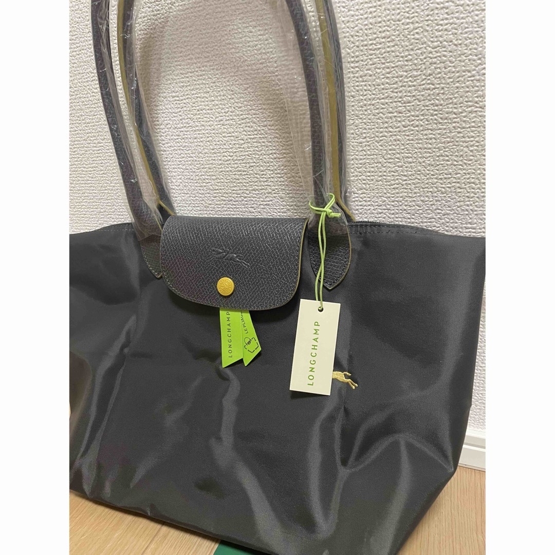LONGCHAMP(ロンシャン)のLONGCHAMPル プリアージュハンドバッグ s肩掛け　グレー系 レディースのバッグ(トートバッグ)の商品写真