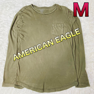 アメリカンイーグル(American Eagle)のアメリカンイーグル メンズ 長袖Tシャツ Mサイズ(Tシャツ/カットソー(七分/長袖))