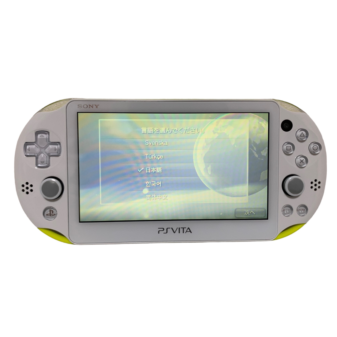 psvita ライムグリーン　64GBメモリーカード