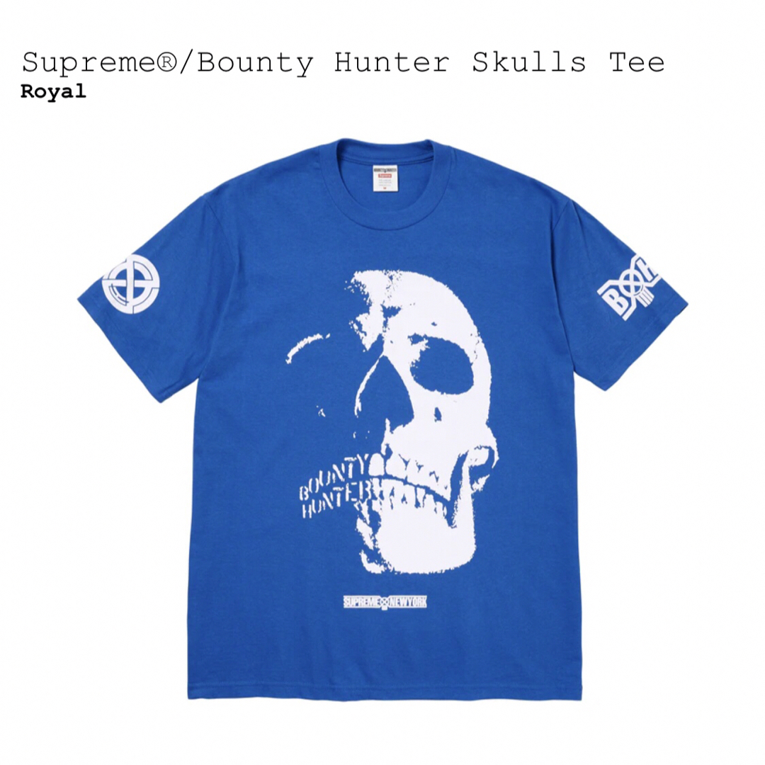 Supreme Bounty Hunter Skulls Tee XL 青 - Tシャツ/カットソー(半袖