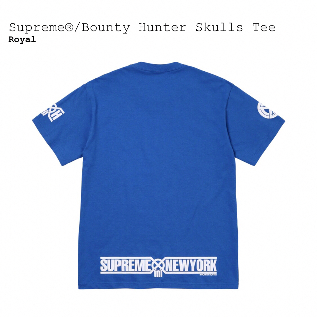 【完全未開封品】Bounty Hunter Skulls Tee【白／L】