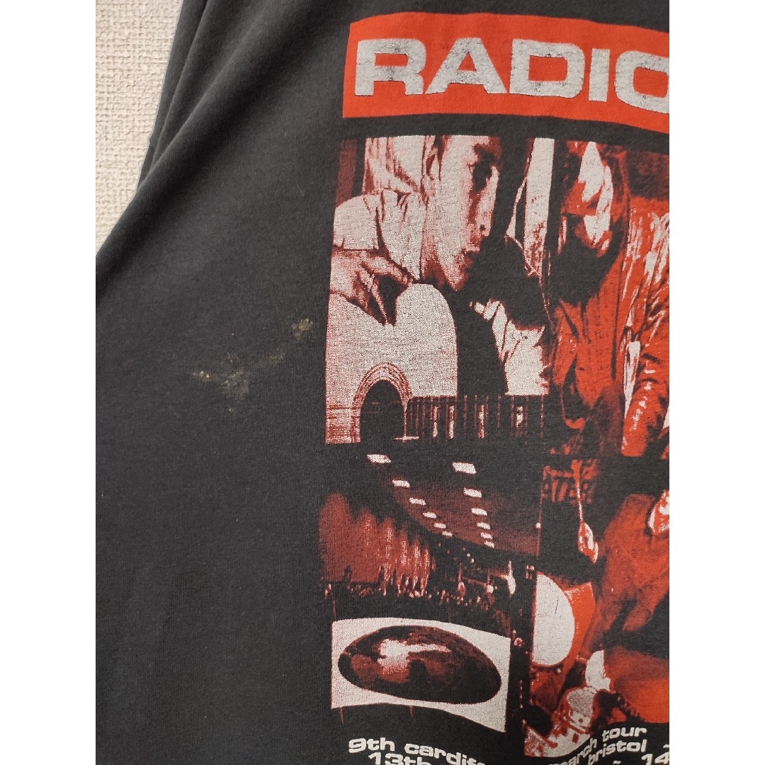 【値下げ不可】古着 Radiohead メンズのトップス(Tシャツ/カットソー(半袖/袖なし))の商品写真