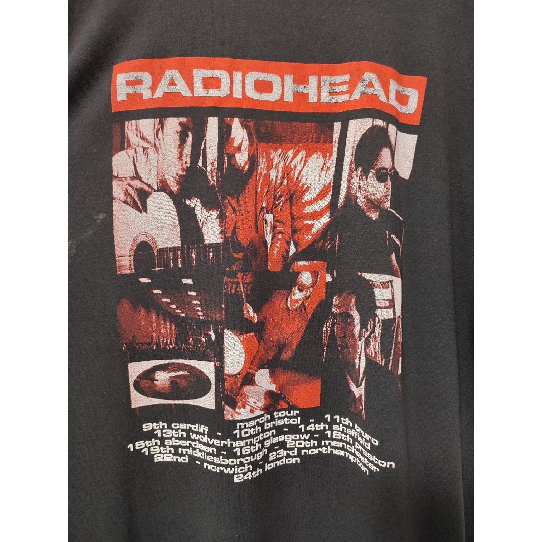 【値下げ不可】古着 Radiohead メンズのトップス(Tシャツ/カットソー(半袖/袖なし))の商品写真