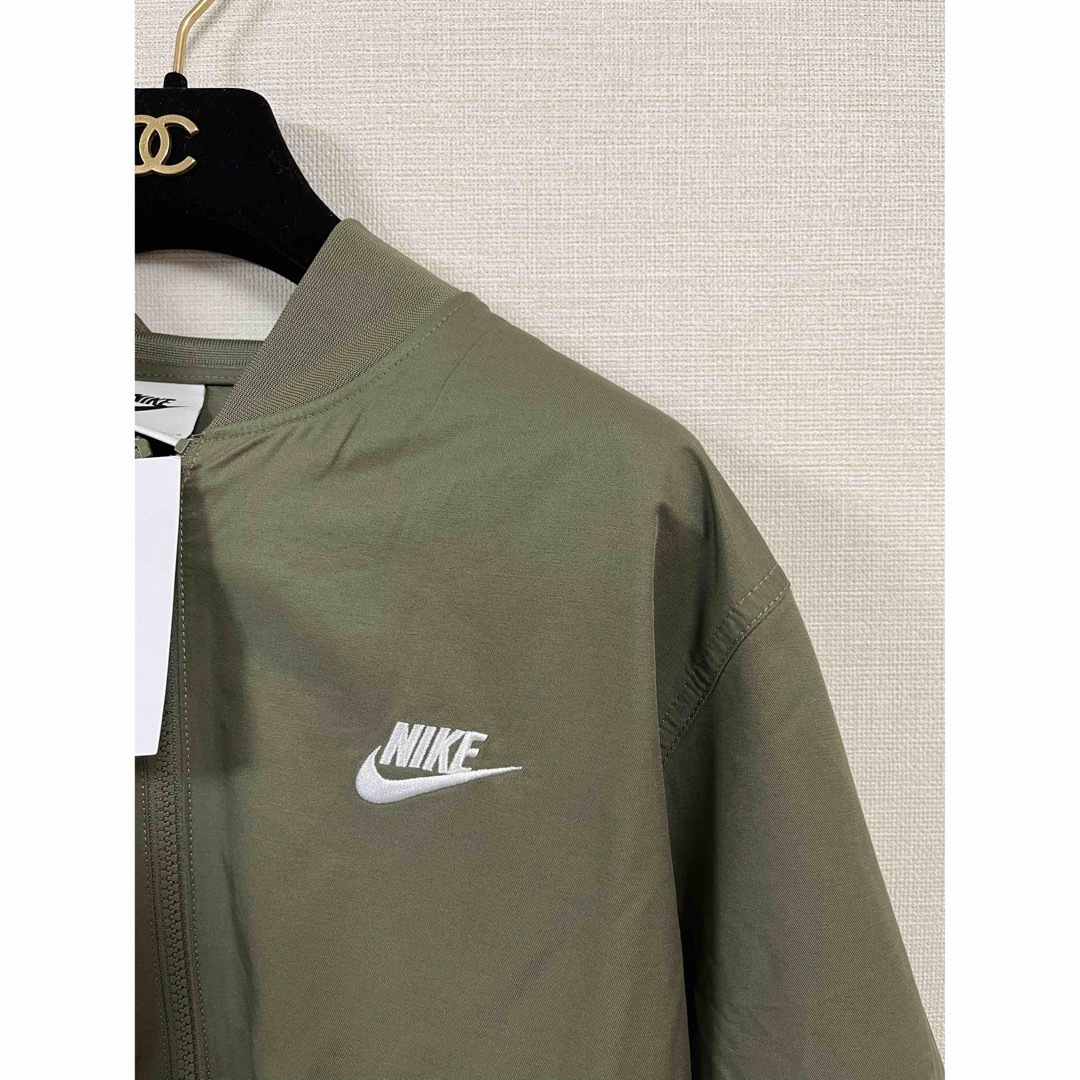 【※レア】NIKE ナイキ★刺繍ロゴ ジャケット ブルゾン ベージュ XL 希少