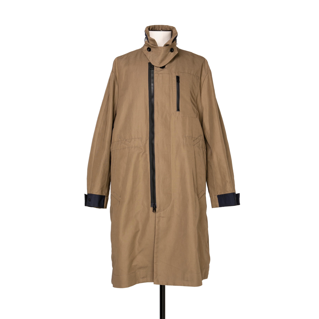 sacai cotton linen chino coat コート 2