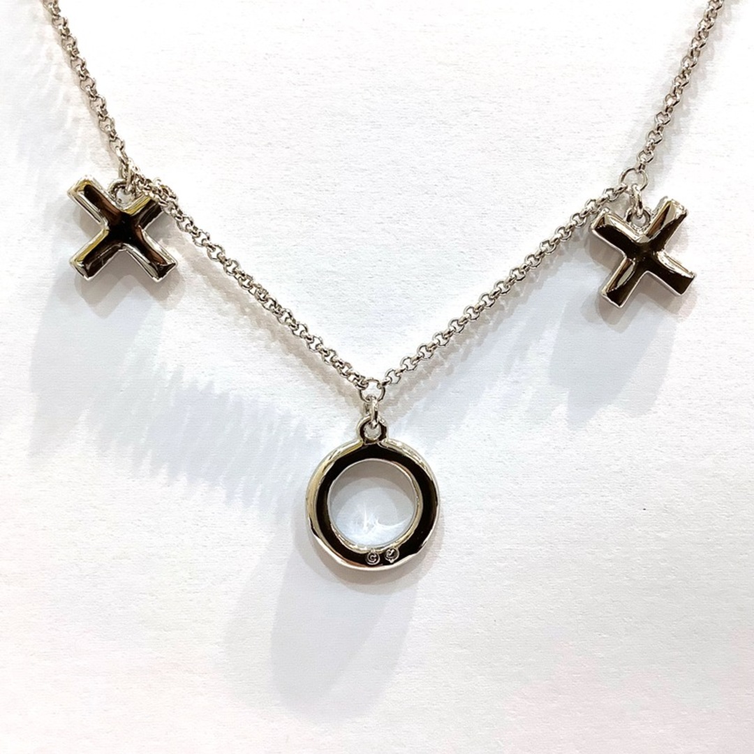 スワロフスキー(SWAROVSKI)Couple X and O ネックレス 884629 シルバー色 メッキ 【中古】KB-7523