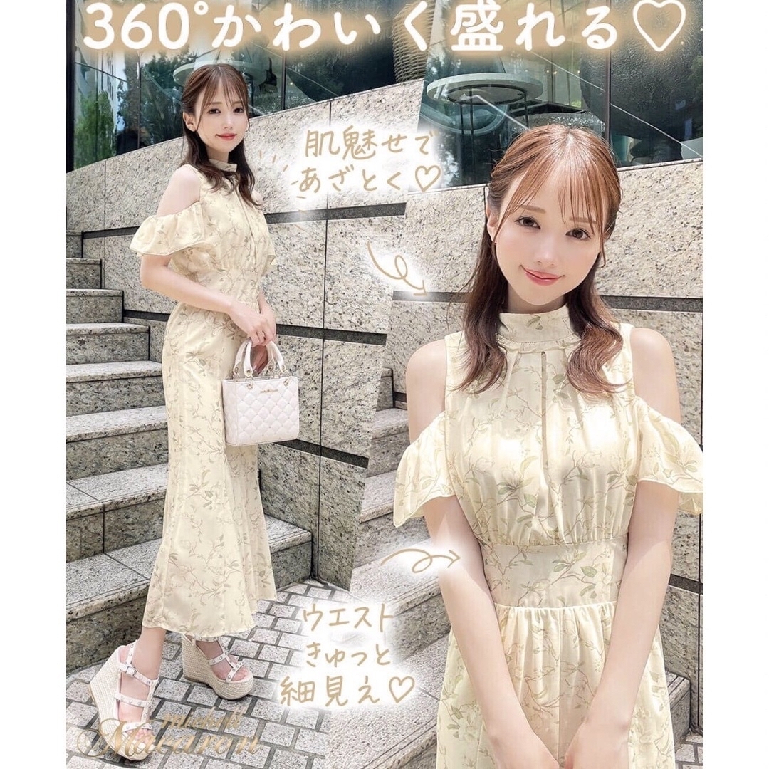 michellMacaron - タグ付き ミシェルマカロン 肩あきワンピース michellMacaron - タグ付き ミシェルマカロン 肩あきワンピース