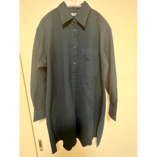 ユニクロ(UNIQLO)のフランネルロングシャツ（長袖）Mサイズ(シャツ/ブラウス(長袖/七分))