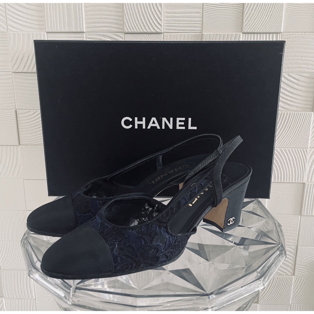 CHANEL スリングバック　パンプス　36