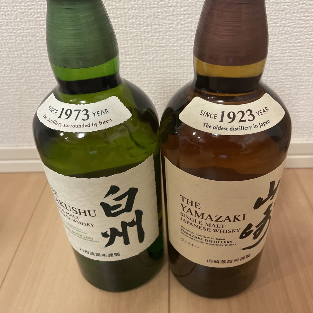 サントリー - 山崎NV•白州NV セット 720ml 各1本の通販 by AN ...