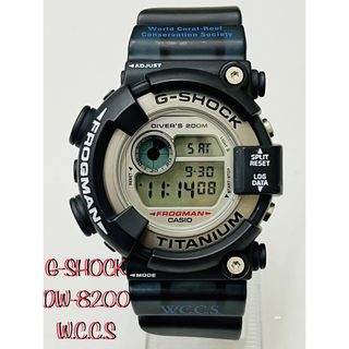 ジーショック(G-SHOCK)の限定】G-SHOCK フロッグマン W.C.C.S 透蛙DW-8201WC-8T(腕時計(デジタル))