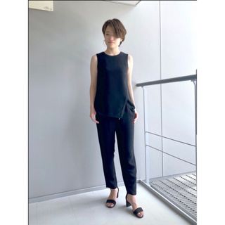 セオリー(theory)の21ss セオリー CREPE COMBO set up パンツ ノースリーブ(セット/コーデ)