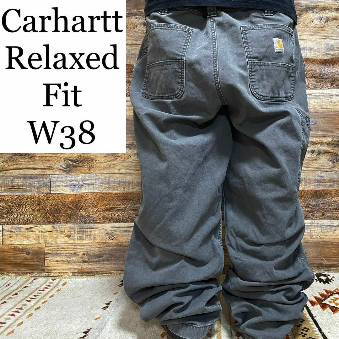 カーハート carhartt ダック パンツ  ストリート グレー W38