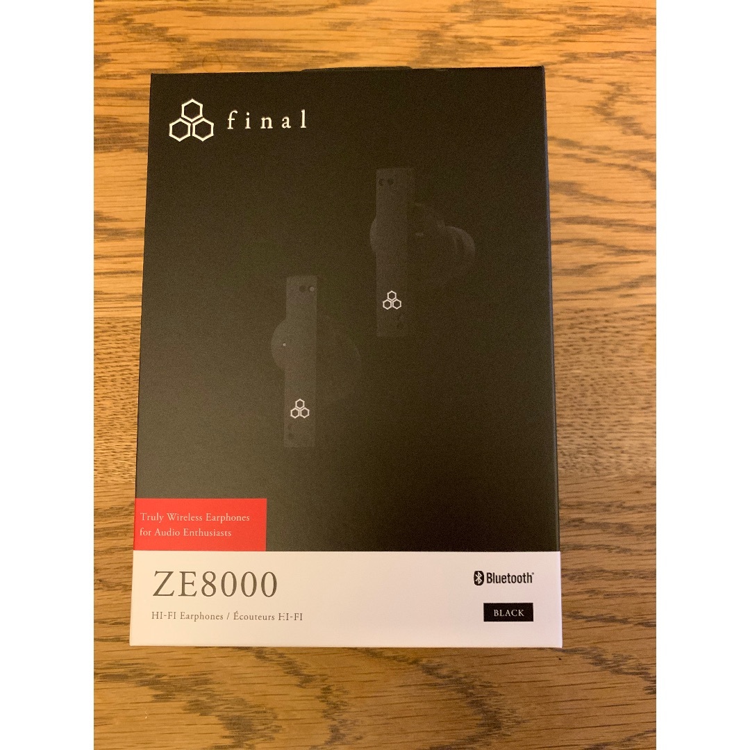 final(ファイナル)の(値下げ)Final ZE8000 ワイヤレスイヤホン スマホ/家電/カメラのオーディオ機器(ヘッドフォン/イヤフォン)の商品写真