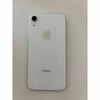 アイフォーン(iPhone)のiPhone XR ホワイト128㎇　(スマートフォン本体)