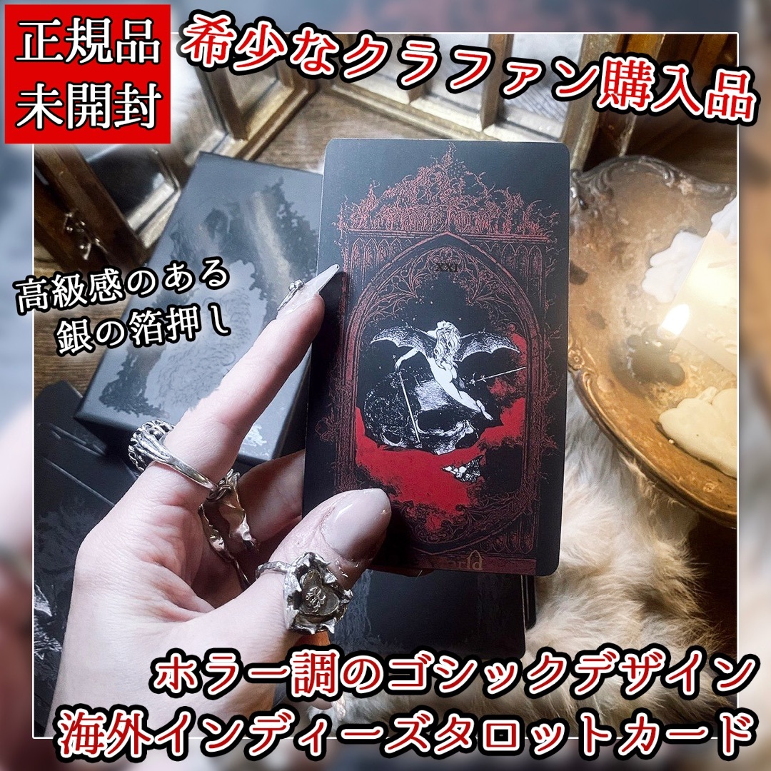 ✨希少なクラファン品✨銀の箔押しが美しいホラー調のゴシックな