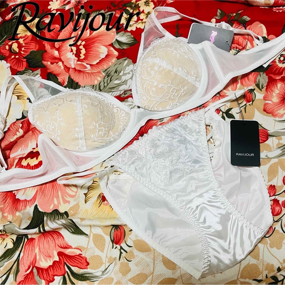 Ravijour★ブラショーツ★フルバックパンツ下着★スピンドルチュール★E65