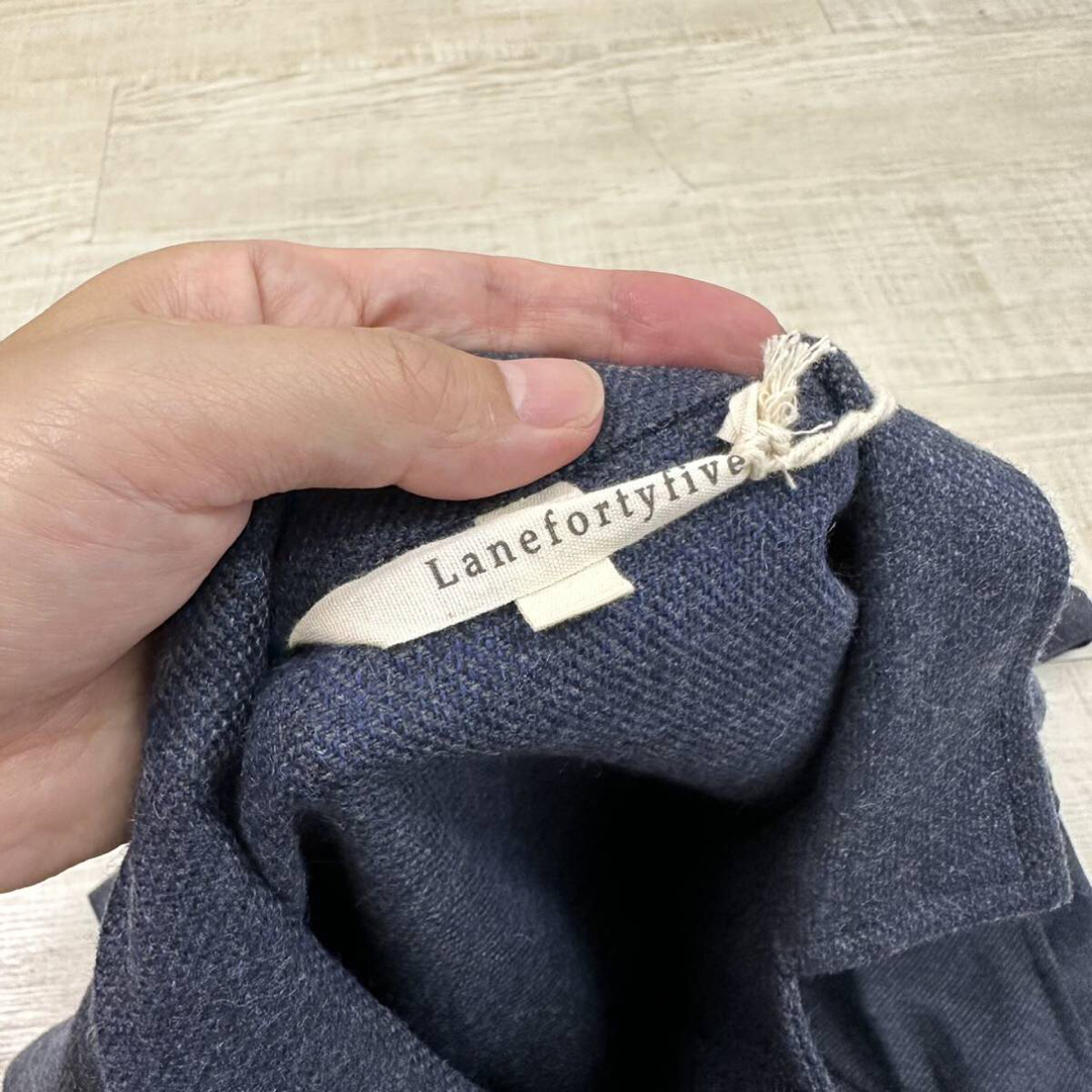 新品 LaneFortyfive ボックスシルエット ツイード ジャケット 38