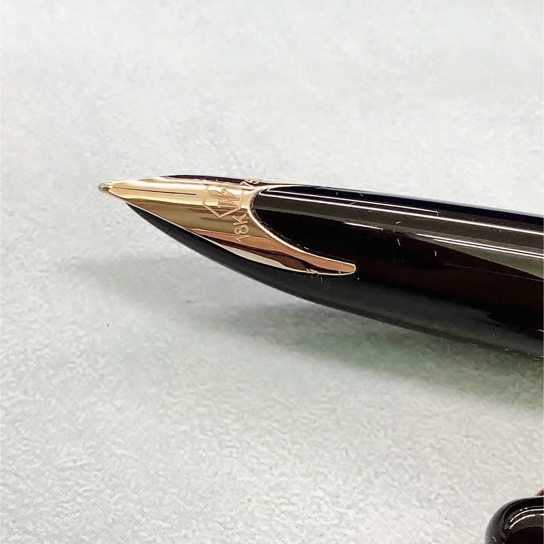 未使用 ウォーターマン 万年筆 カレン 18k waterman ペンケース付き