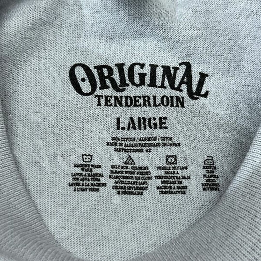 希少カラー シルバー 新品 テンダーロイン ボルネオ スカル Tシャツ L